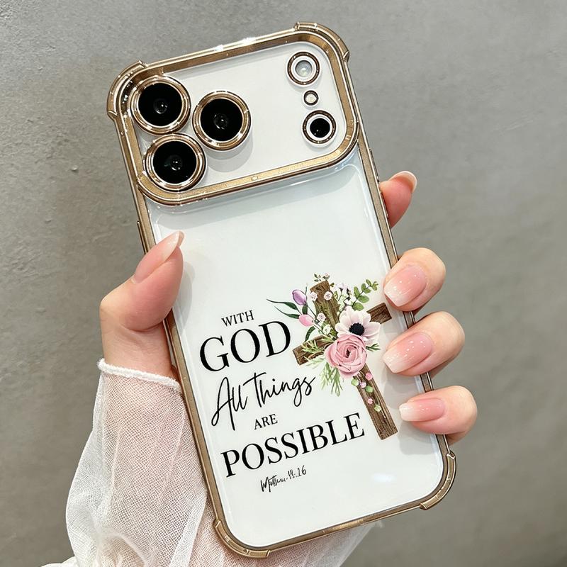 With God All Things Are Possible phone case sold by Mood In Case
